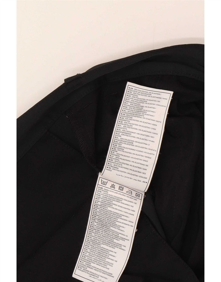 Pantaloni chino dritti da golf da uomo Nike W36 L32 poliestere nero