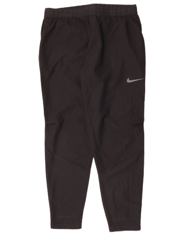 Pantaloni da tuta Nike Dri Fit da uomo, pantaloni da jogging, grandi, in poliestere nero