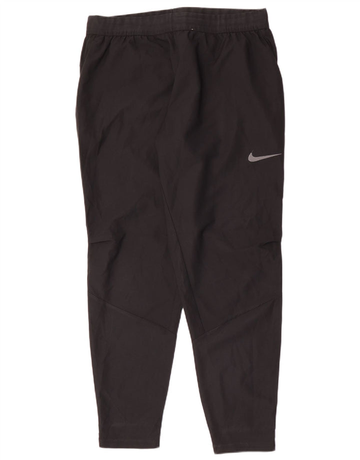 Pantaloni da tuta Nike Dri Fit da uomo, pantaloni da jogging, grandi, in poliestere nero