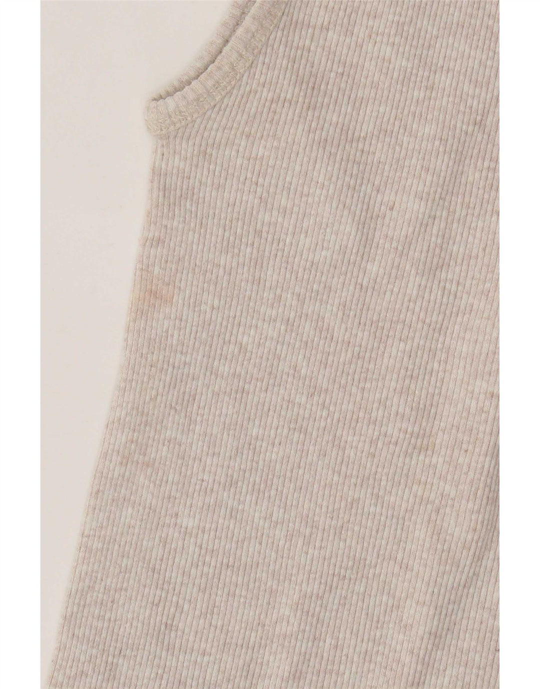 Canotta da donna Levi's UK 14 grande cotone screziato beige