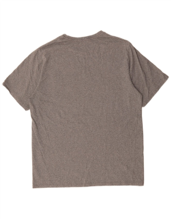 T-shirt da uomo vestibilità regolare Patagonia Top in cotone grigio medio