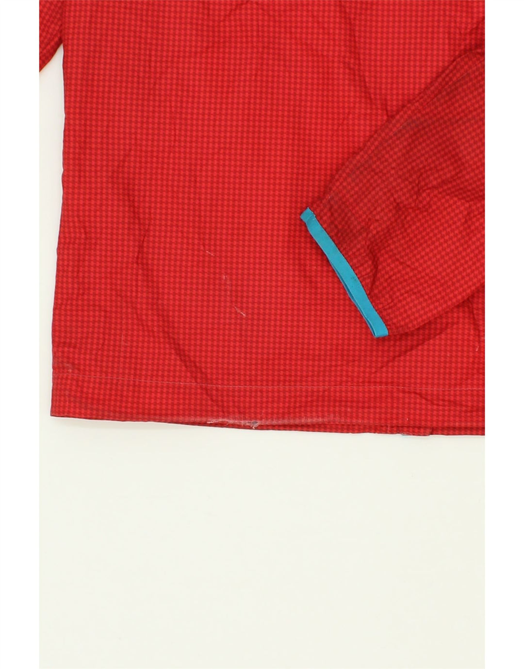 PUMA Mens Hooded Rain Jacket UK 38 Medium Red Check Polyester Vintage Puma and Second-Hand Puma from Messina Hembry 