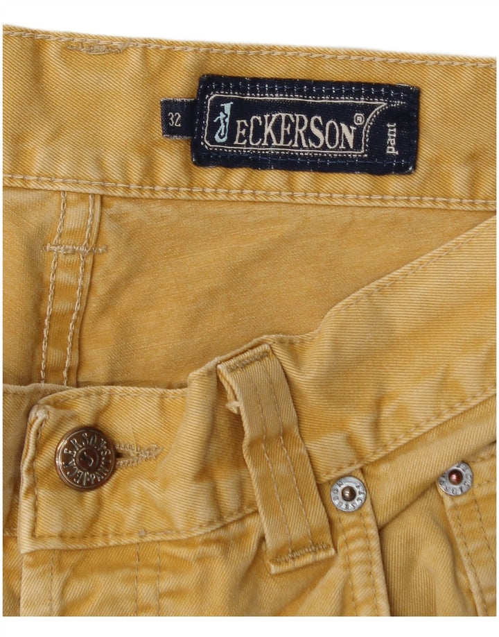 Jeans slim da uomo Jeckerson W32 L32 gialli