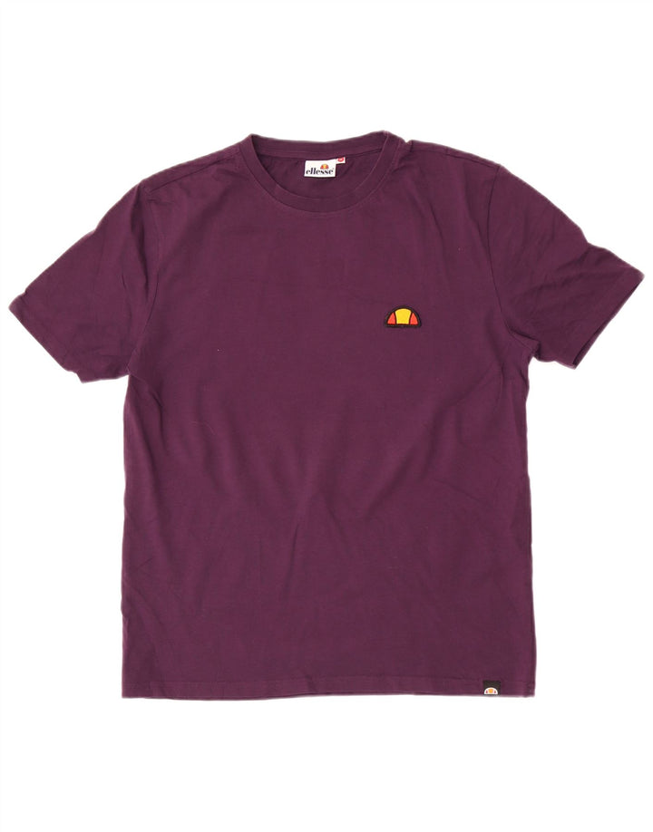 T-shirt da uomo Ellesse Top in cotone viola medio