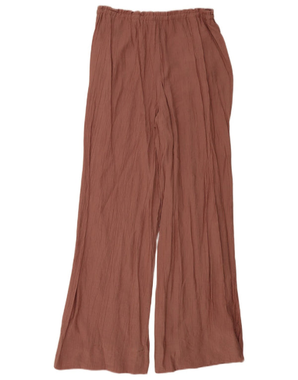 Pantaloni a gamba larga da donna Zara XS W24 L30 viscosa rosa