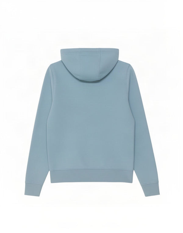 Maglione con cappuccio grafico da donna Tommy Hilfiger UK 12 Cotone blu medio