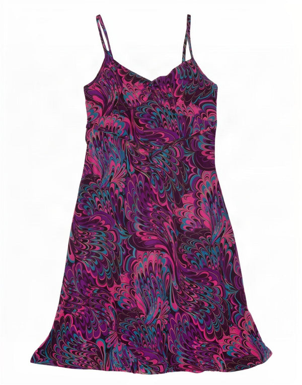 Abito sottoveste con motivo astratto da donna Joanna Hope UK 16 grande multicolore