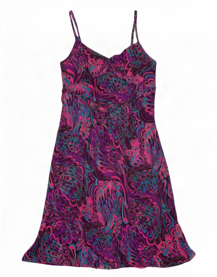 Abito sottoveste con motivo astratto da donna Joanna Hope UK 16 grande multicolore