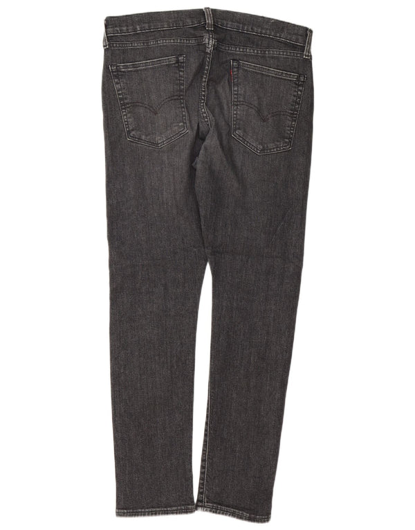 Jeans slim da uomo Levi's W36 L32 cotone grigio