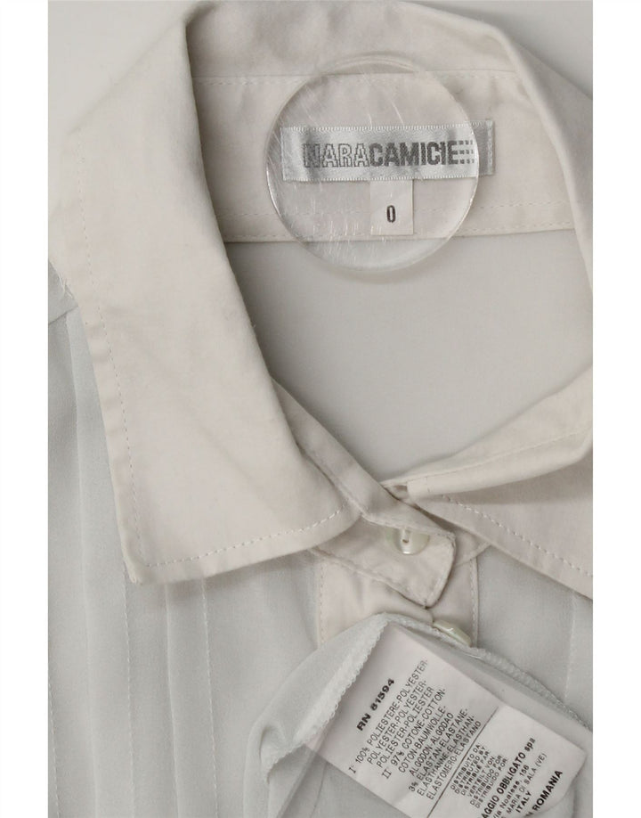 Camicetta da donna Naracamicie US 0 XS blu poliestere