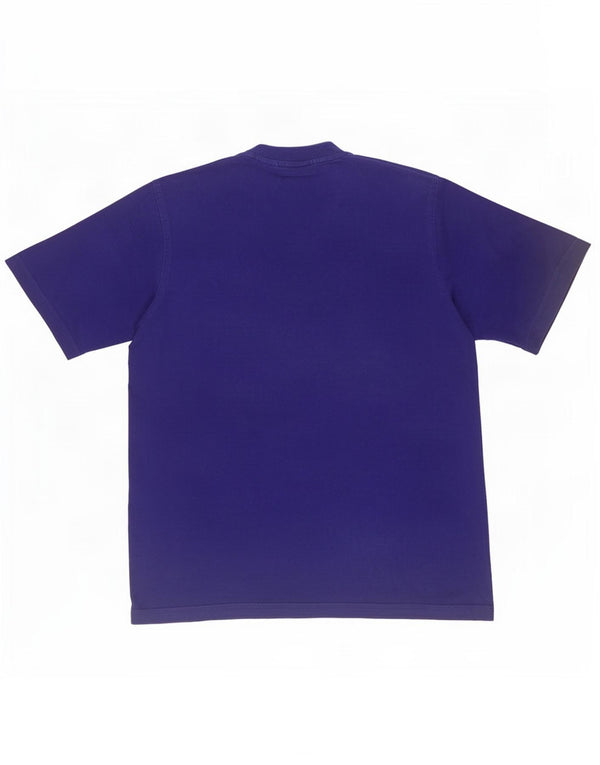 T-shirt grafica da uomo Adidas Top UK 36/38 piccolo cotone blu
