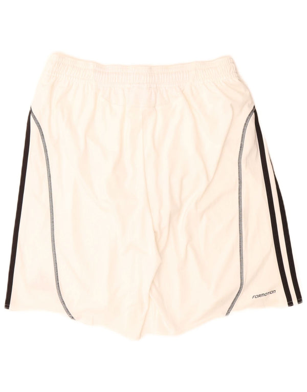 Pantaloncini sportivi Adidas Clima 365 da uomo di grandi dimensioni in poliestere bianco
