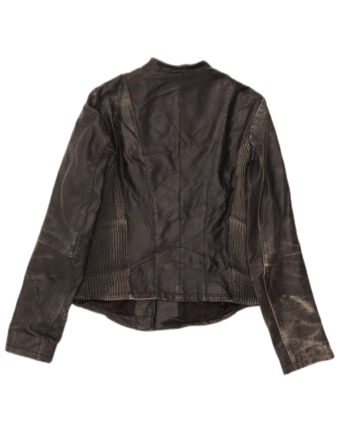 Giacca da motociclista in pelle da donna Conbipel taglia 42 piccola in pelle nera