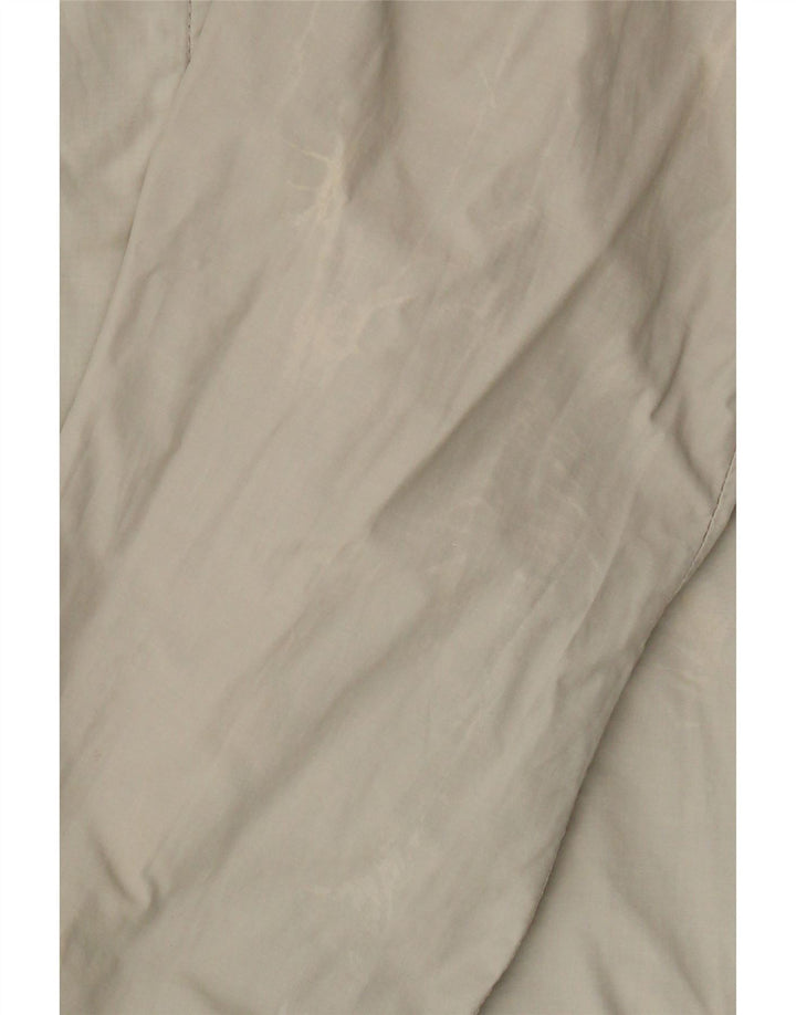 Giacca antipioggia con cappuccio da uomo Lyle & Scott UK 36 piccola in nylon beige