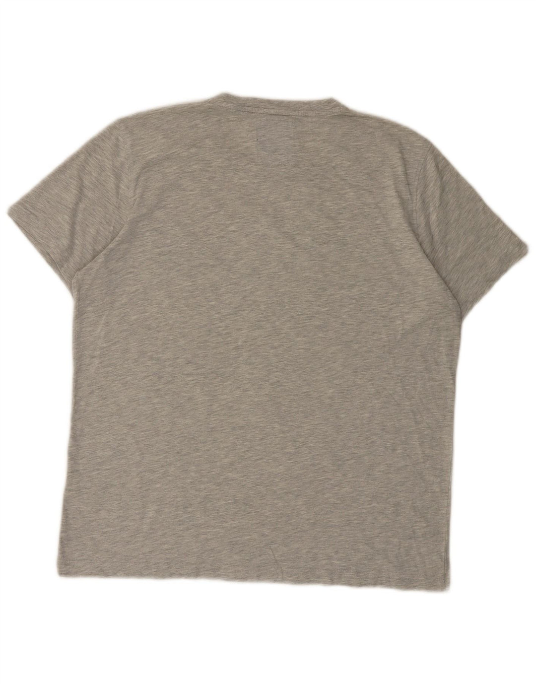 CREW CLOTHING T-shirt da uomo Top grande in cotone grigio