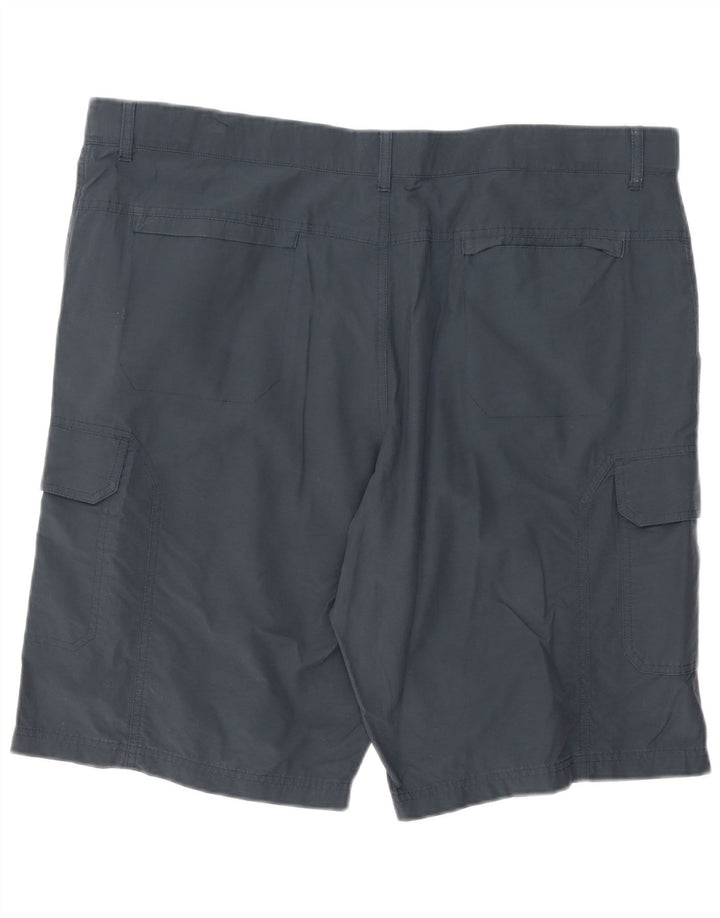 Pantaloncini cargo da uomo Marks & Spencer W42 2XL cotone grigio