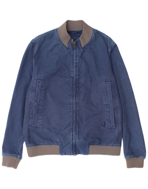 Giacca di jeans da uomo Jeckerson UK 40 grande cotone blu navy