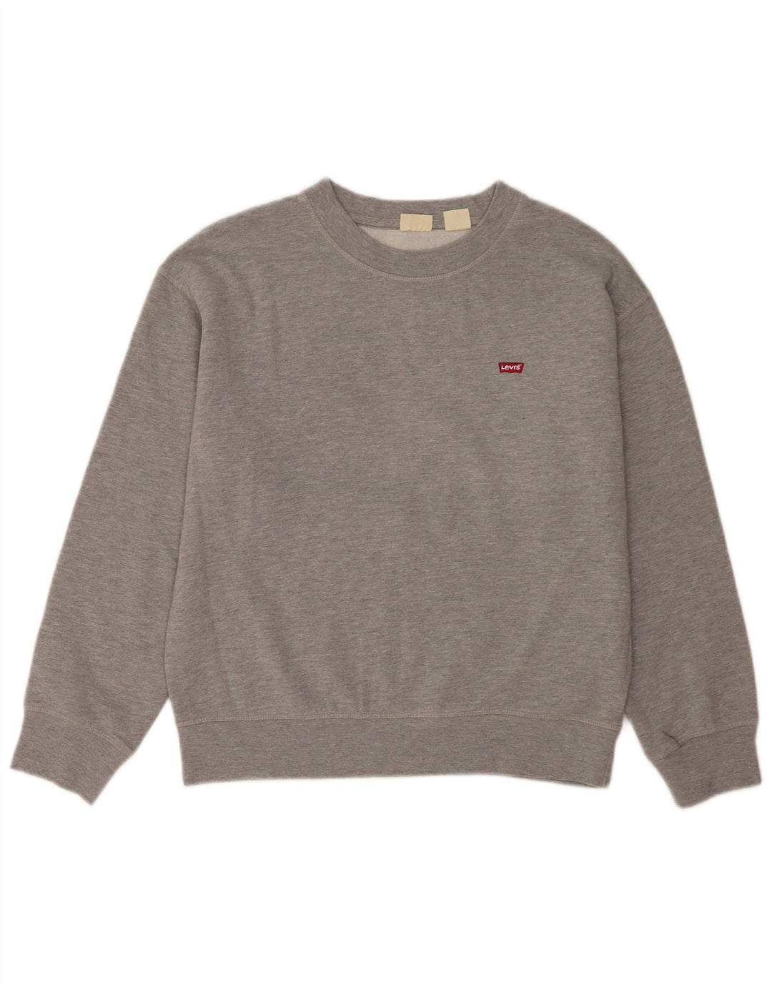 Felpa da uomo Levi's in cotone grigio medio