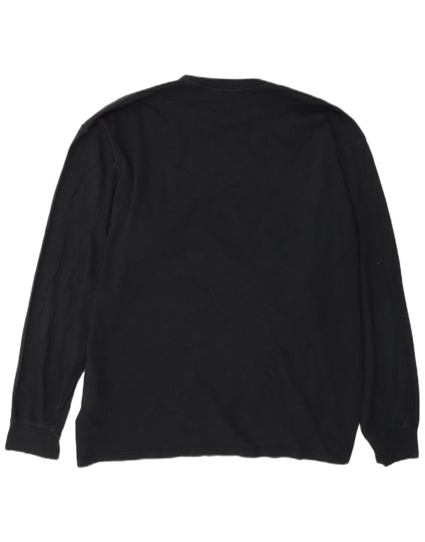 Vans Top grafico da uomo con vestibilità classica, manica lunga, XL, cotone blu navy