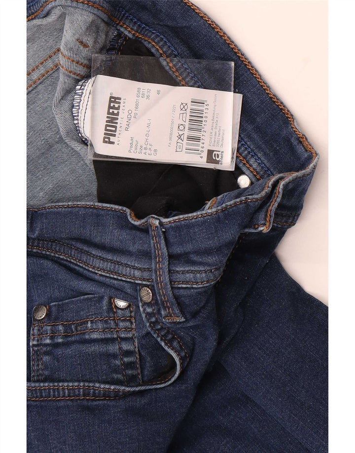 Jeans slim da uomo Pioneer W36 L32 cotone blu
