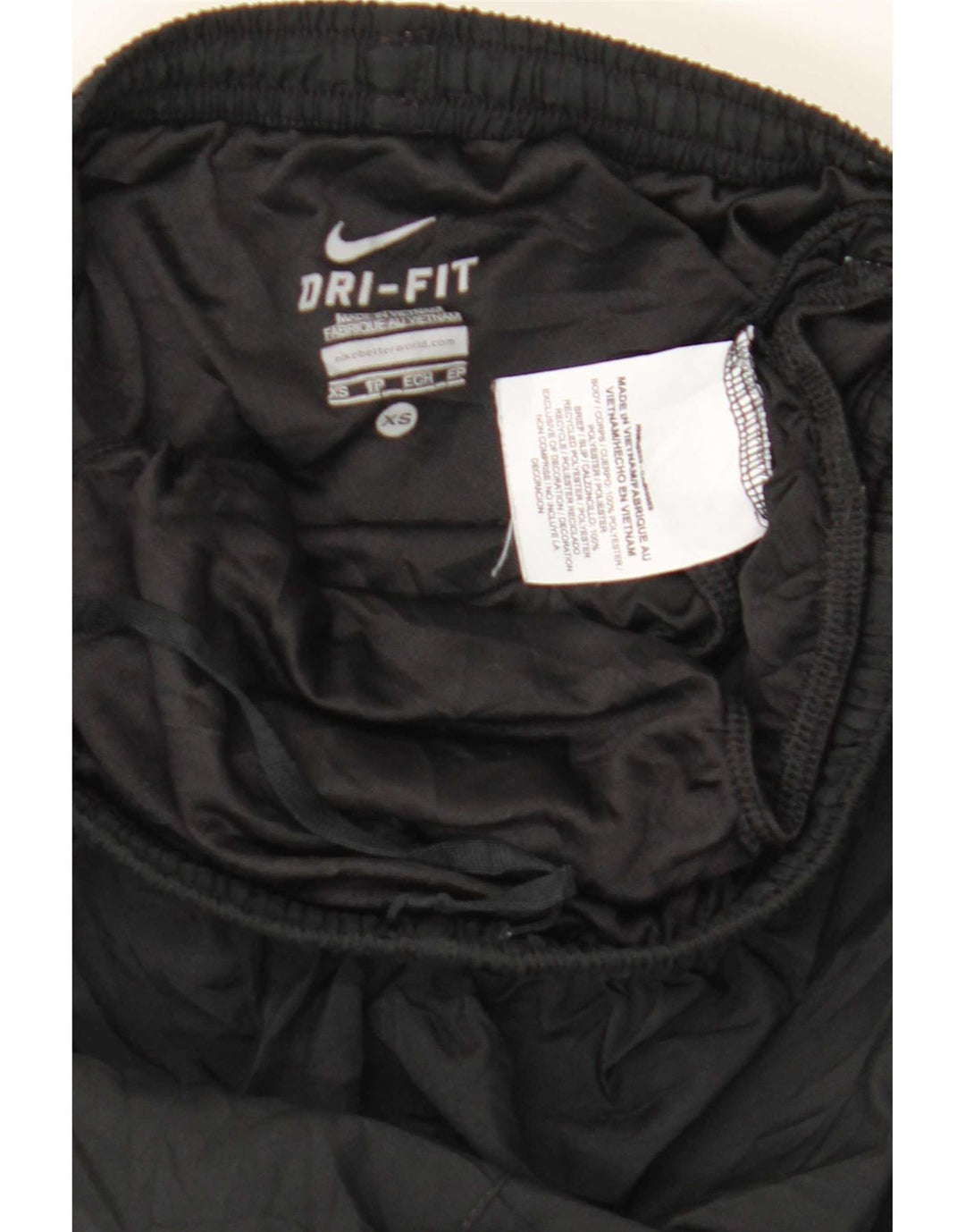 Pantaloncini sportivi Nike da donna Dri Fit UK 4 XS poliestere nero