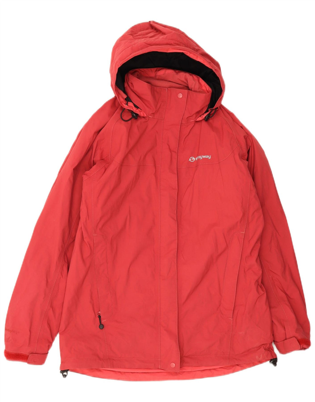 Giacca antipioggia con cappuccio da donna Sprayway UK 10 Small Rosso Poliammide