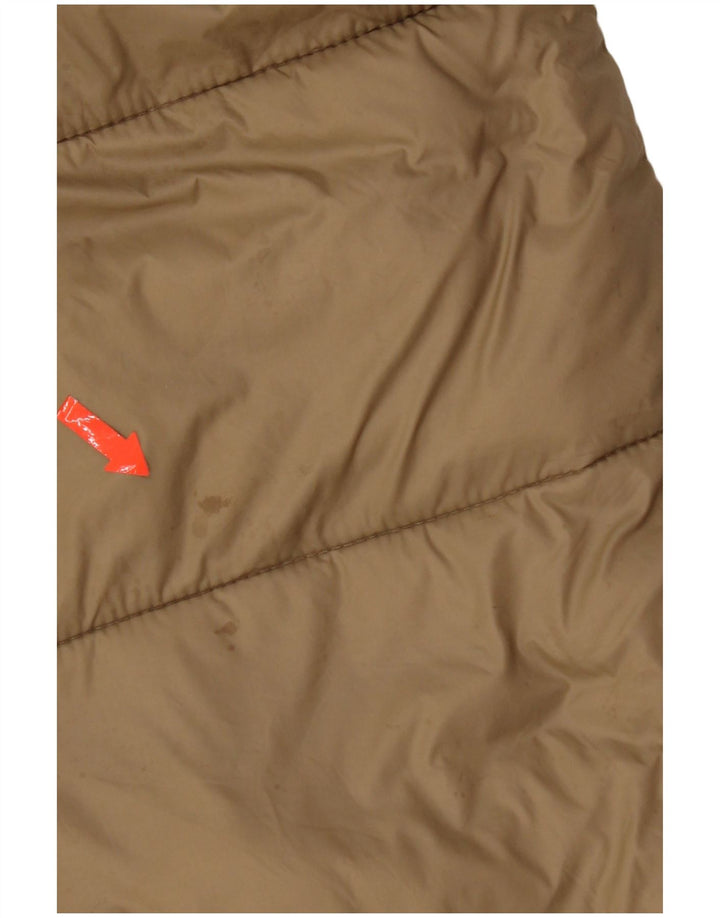 Giacca imbottita con cappuccio da uomo Zara UK 36 piccola beige