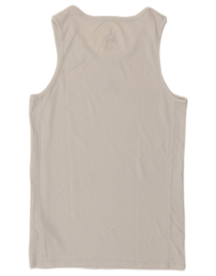Canotta Jordan Dri Fit da uomo piccola in cotone bianco