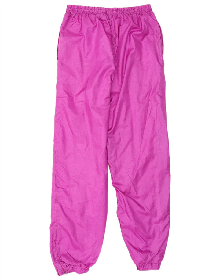 Pantaloni da tuta vintage da uomo Joggers rosa medio