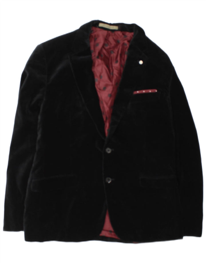 Giacca blazer da uomo a 2 bottoni Zara EU 56 XL nera