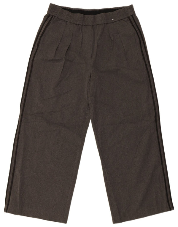 Pantaloni chino con pegging da donna Marks & Spencer UK 14 Large W32 L26 Grigio