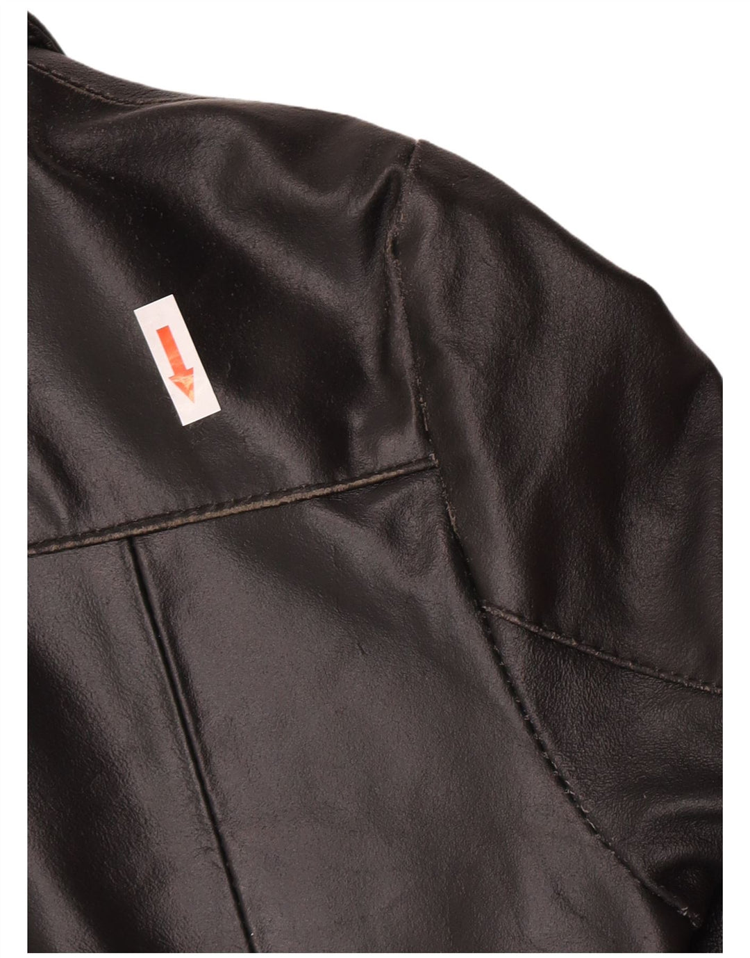 Cappotto in pelle da donna BAYSIDE UK 10 Piccolo in pelle nera