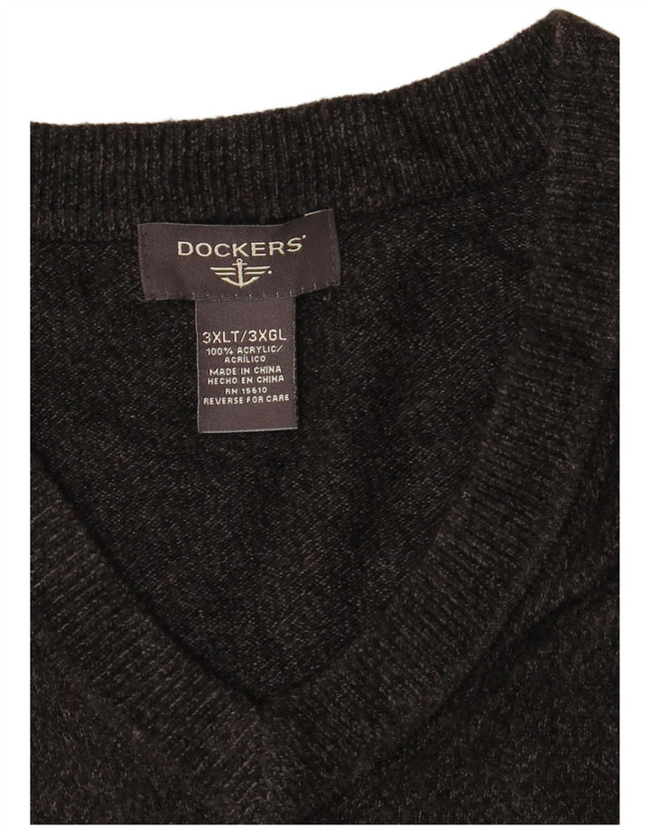 DOCKERS Canottiera da uomo 3XL Acrilico grigio