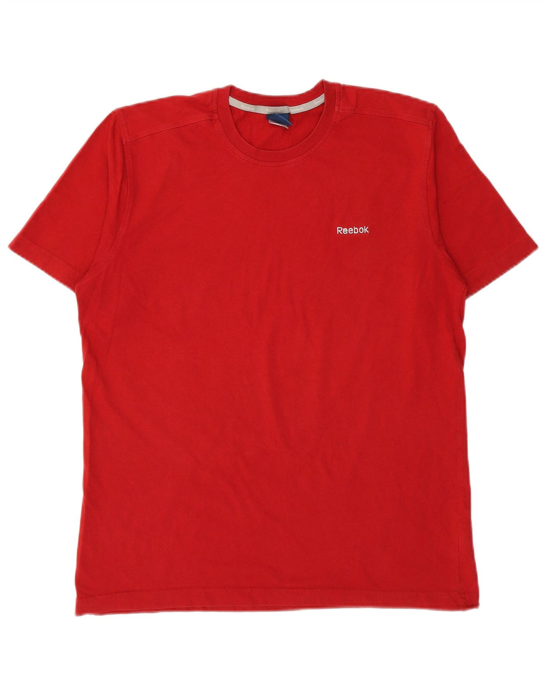 T-shirt Reebok da uomo Top rossa media in cotone