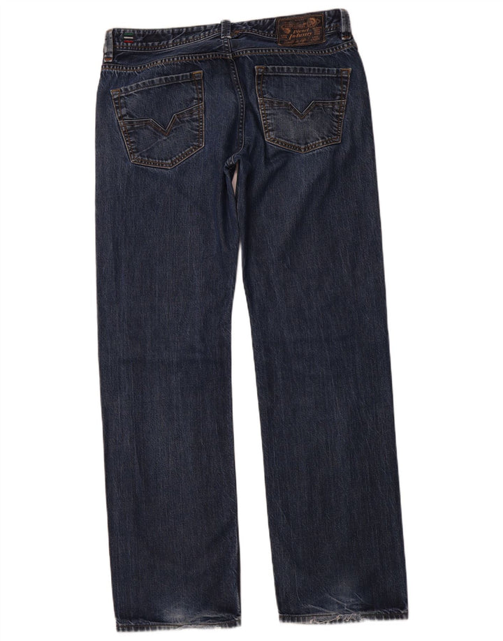 DIESEL Jeans dritti da uomo Larkee W34 L34 cotone blu