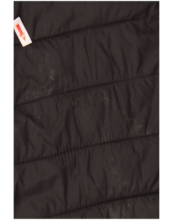 Giacca imbottita con cappuccio da uomo Kappa UK 44 2XL Poliammide nera