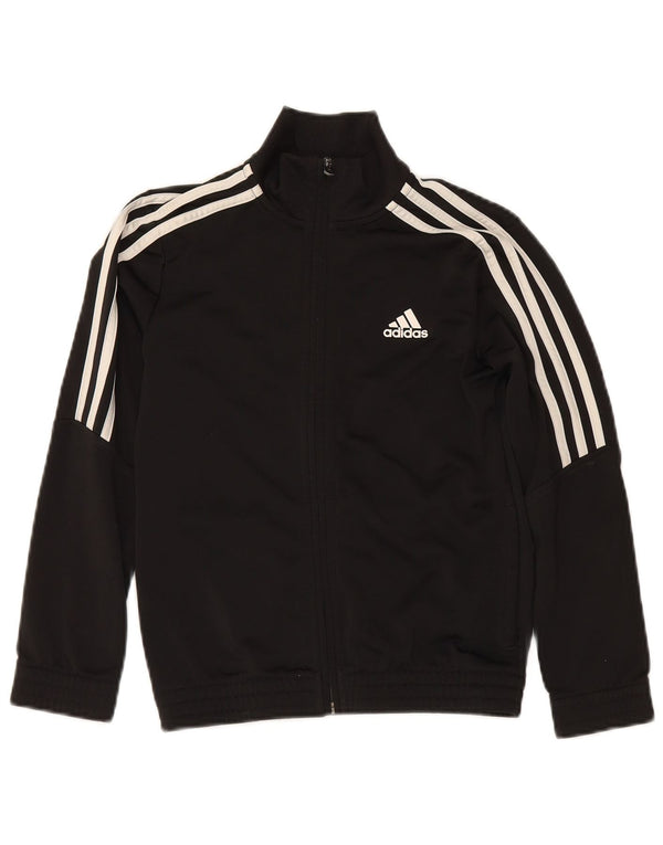 Giacca Top della tuta da ragazzo Adidas 9-10 anni in poliestere nero