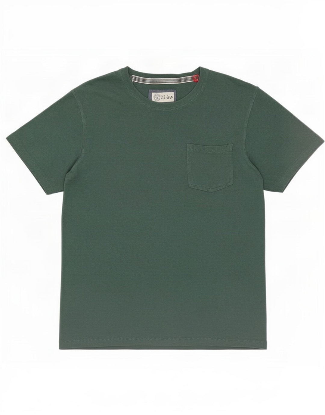 T-shirt da uomo Fat Face Top grande in cotone verde