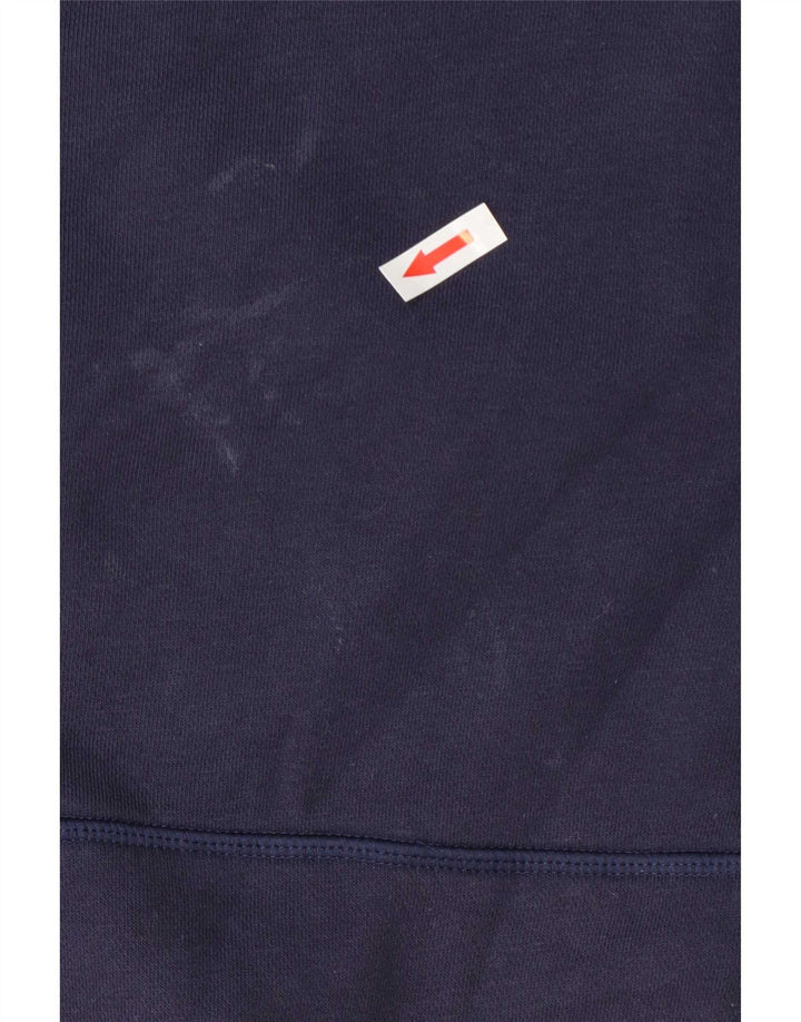 Felpa con cappuccio Under Armour da uomo Cold Gear, cotone medio blu navy