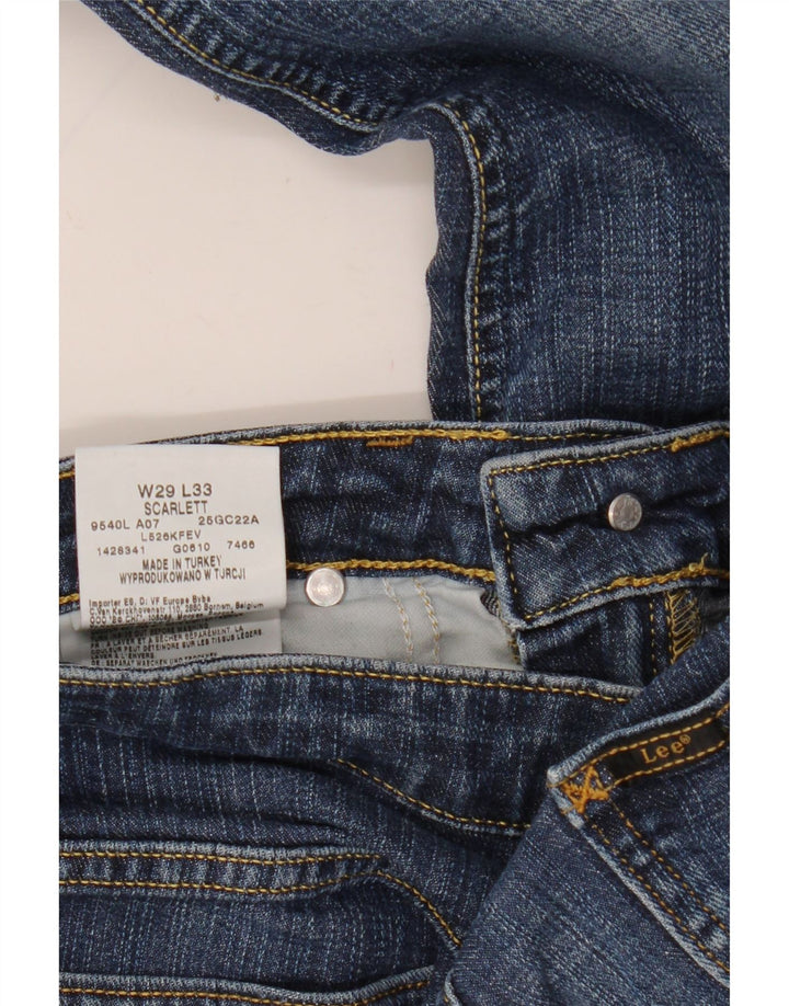 Jeans slim scarlatti da donna LEE W29 L27 cotone blu