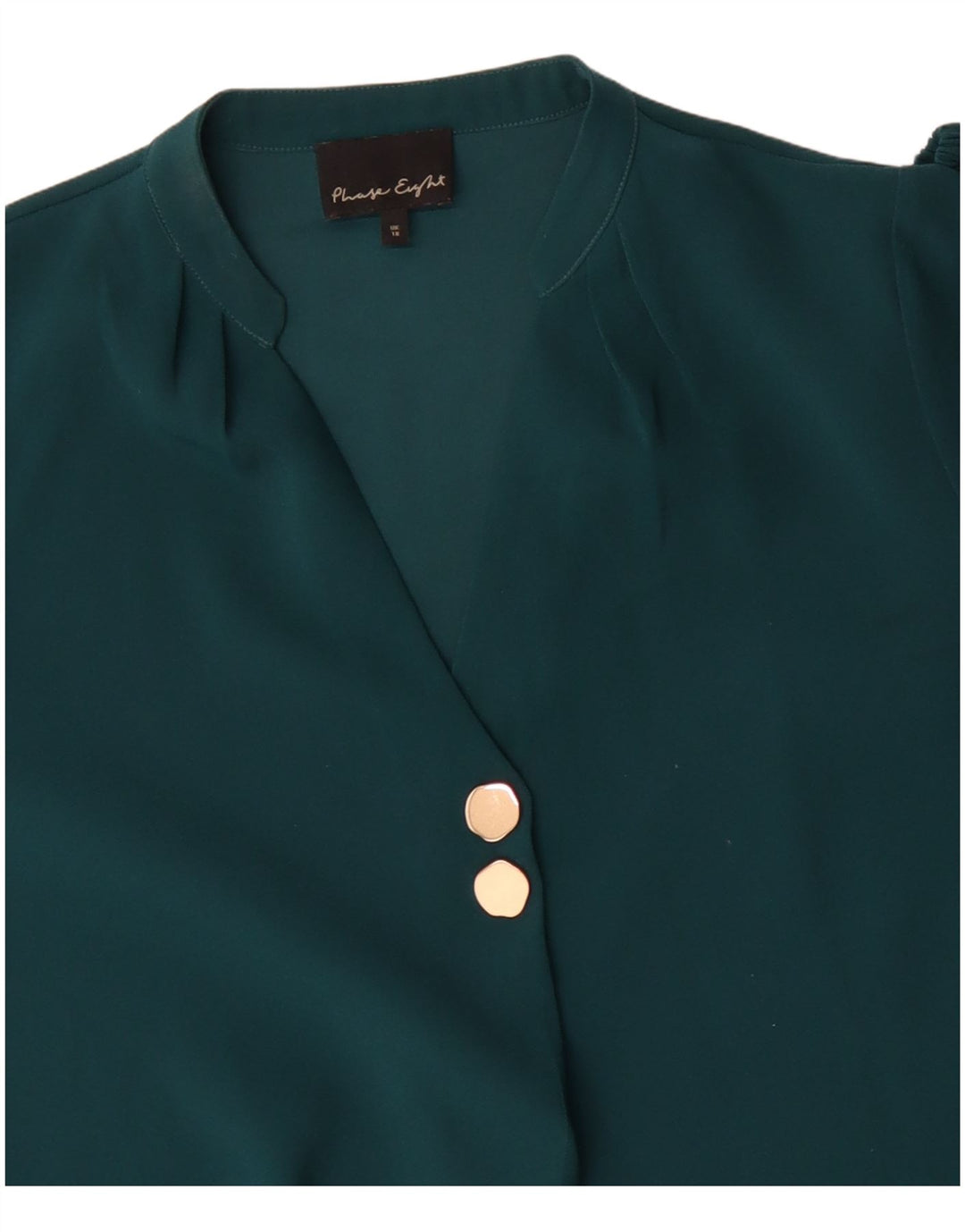 PHASE EIGHT Camicetta oversize da donna con maniche a 3/4 UK 18 XL Verde