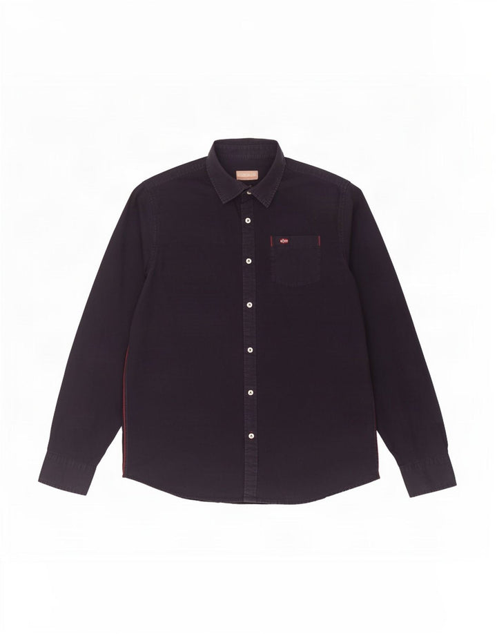 Camicia da uomo Napapijri grande blu navy
