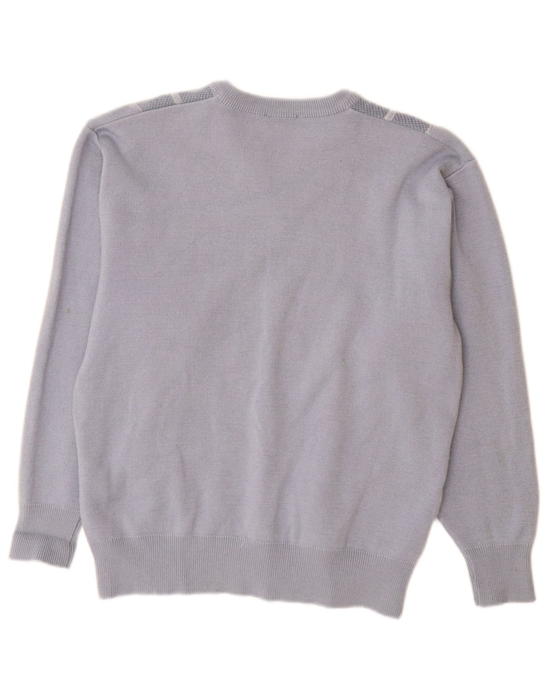 Maglione Gabicci da uomo con scollo a V in lana a righe blu medio