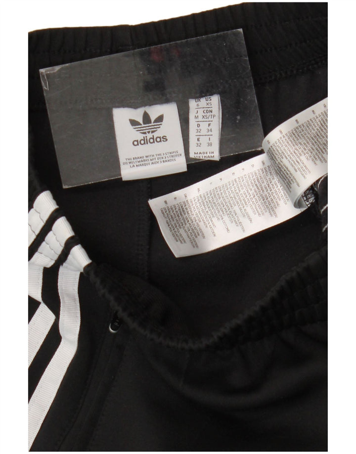 Pantaloni della tuta da donna Adidas UK 6 XS poliestere nero