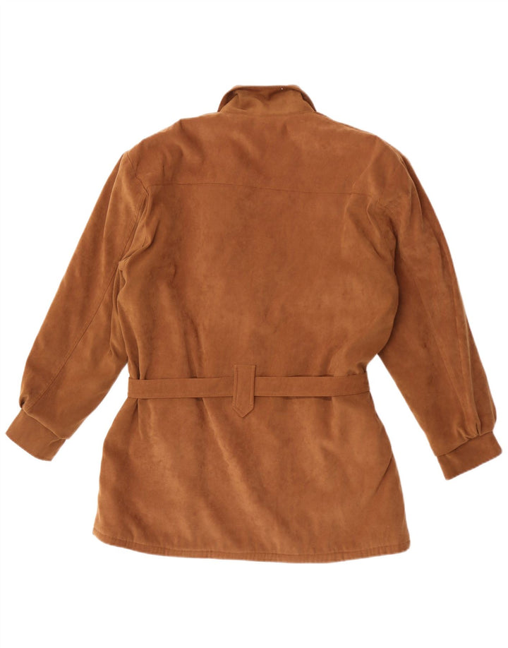 Giacca utilitaria vintage da donna EU 42 grande marrone