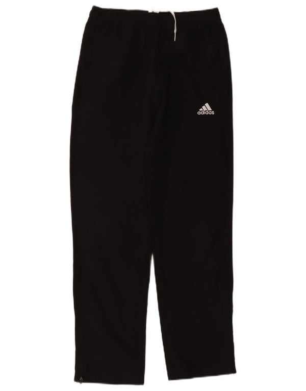 Pantaloni della tuta da ragazzo Adidas 11-12 anni in poliestere nero