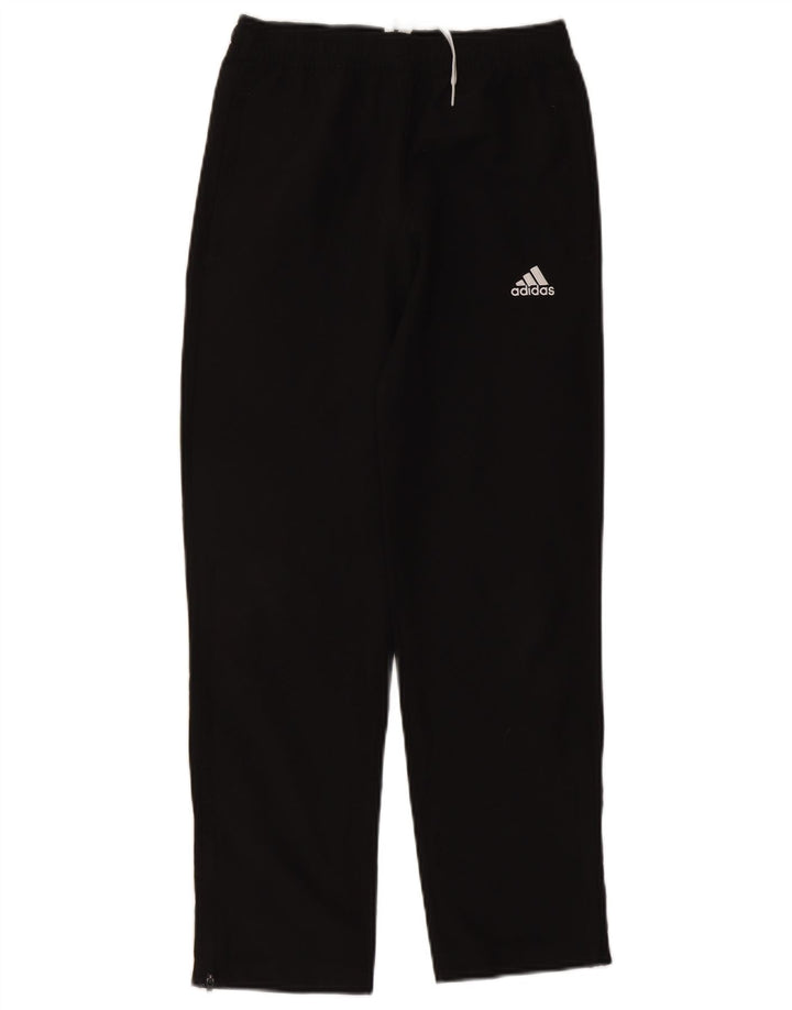 Pantaloni della tuta da ragazzo Adidas 11-12 anni in poliestere nero