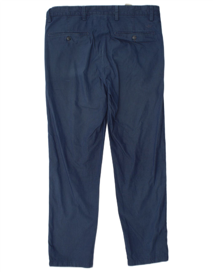Dockers Pantaloni Chino Extra Sim Fit da Uomo W32 L29 Blu Navy