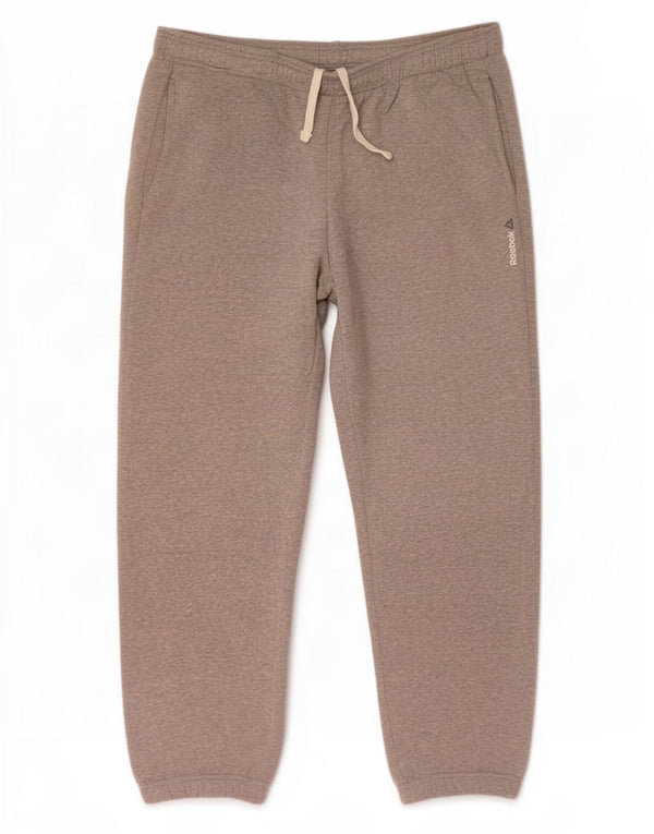 Pantaloni da tuta da uomo Reebok Joggers XL in cotone chiazzato grigio