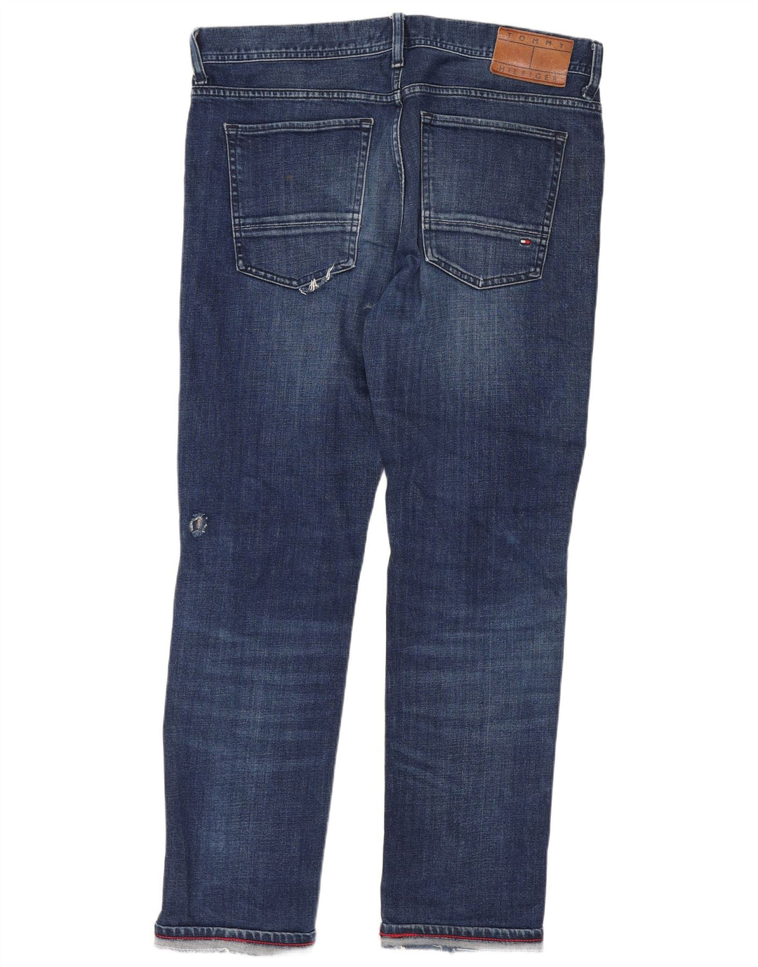 Tommy Hilfiger Donna Bleecker Slim Jeans W13 L28 Cotone Blu